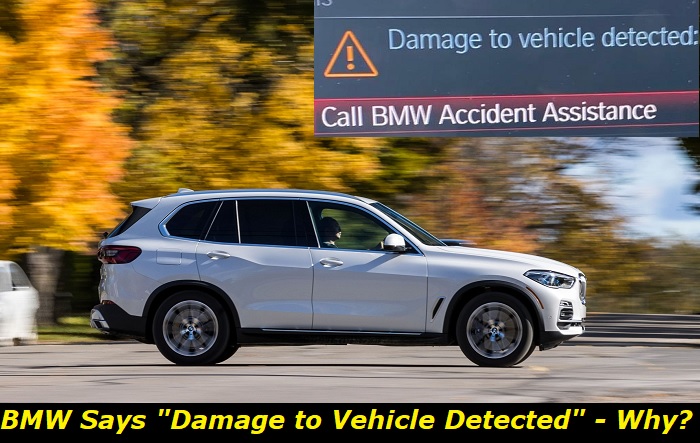 bmw damage to vehicle detected